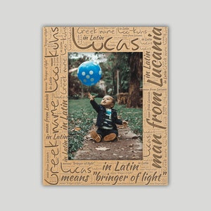 Lucas Origins Photo Frame 5x7 | Free Photo Print + Free Personalization on Back of Frame + Same Day Processing On Every Order