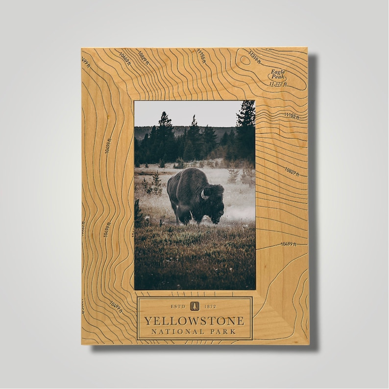 Yellowstone National Park Photo Frame Free Photo Print Etsy