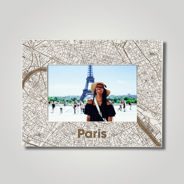 Paris Photo Frame | Free Photo Print + Free Personalization on Back of Frame + Same Day Processing On Every Order