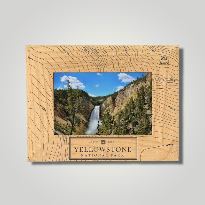 Yellowstone National Park Photo Frame Free Photo Print Etsy