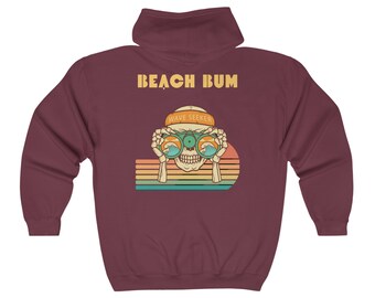 Beach Bum Zip Hooded Sweatshirt