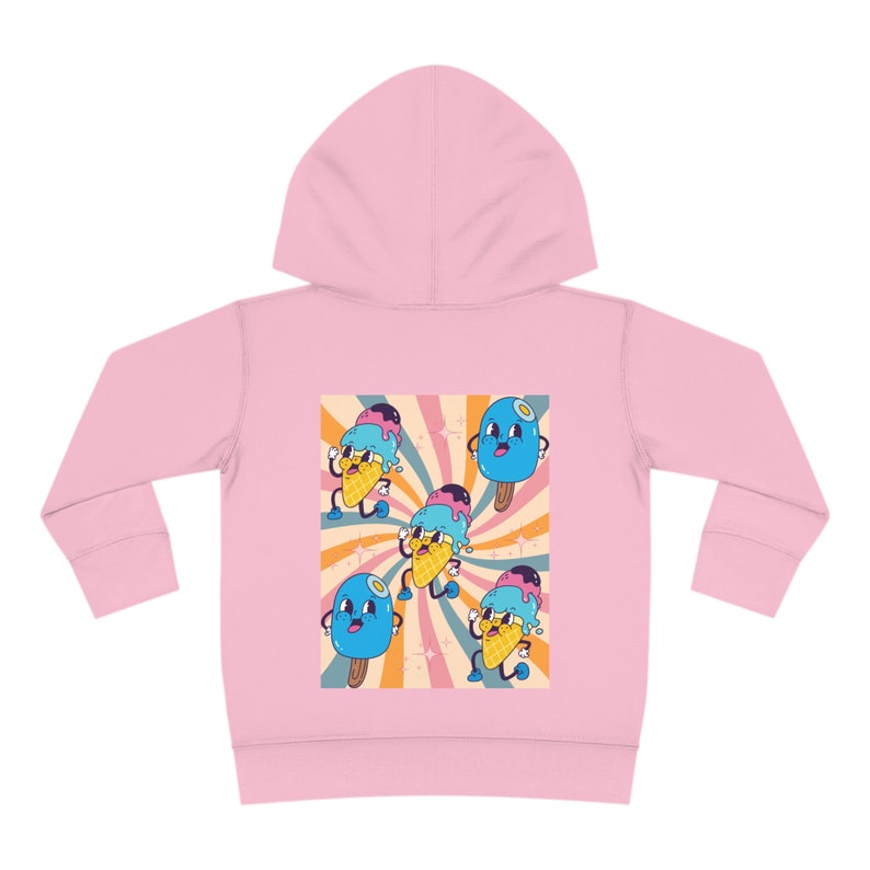 Toddler Vintage Icecream Hoodie image 5