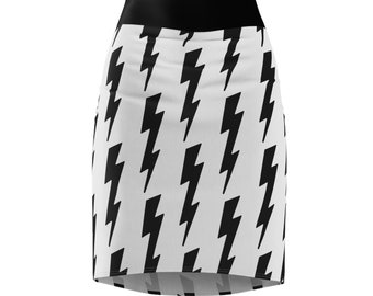 White Lightning Women's Pencil Skirt (AOP)