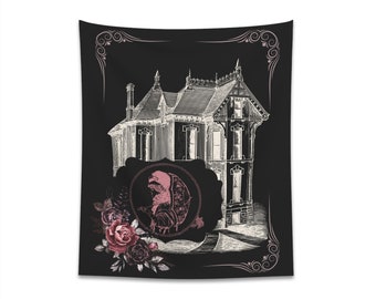 Victorian House Wall Tapestry
