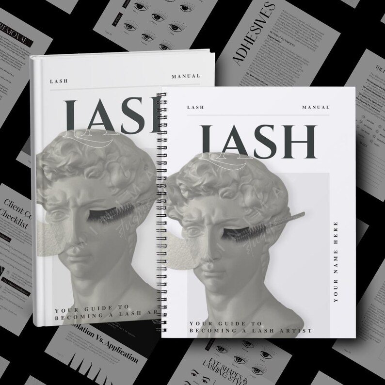 Lash Extension Training Editable Guide | Lash Tech Training Manual ...