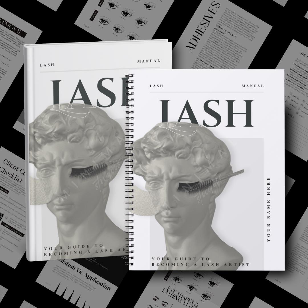 Lash Extension Training Editable Guide | Lash Tech Training Manual ...