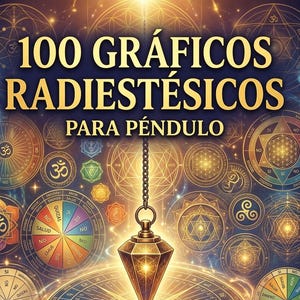 100 Pendulum Charts, Printable A4 Cards - Spanish - Instant Download