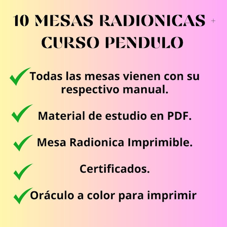 10 RADIONIC TABLES + Pendulum Course + Oracles (cards) + Explanation of ...