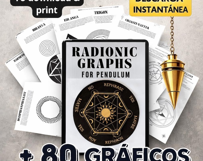 80 Radionic Templates to Download and Print- PDF- Printable Ebook - Etsy