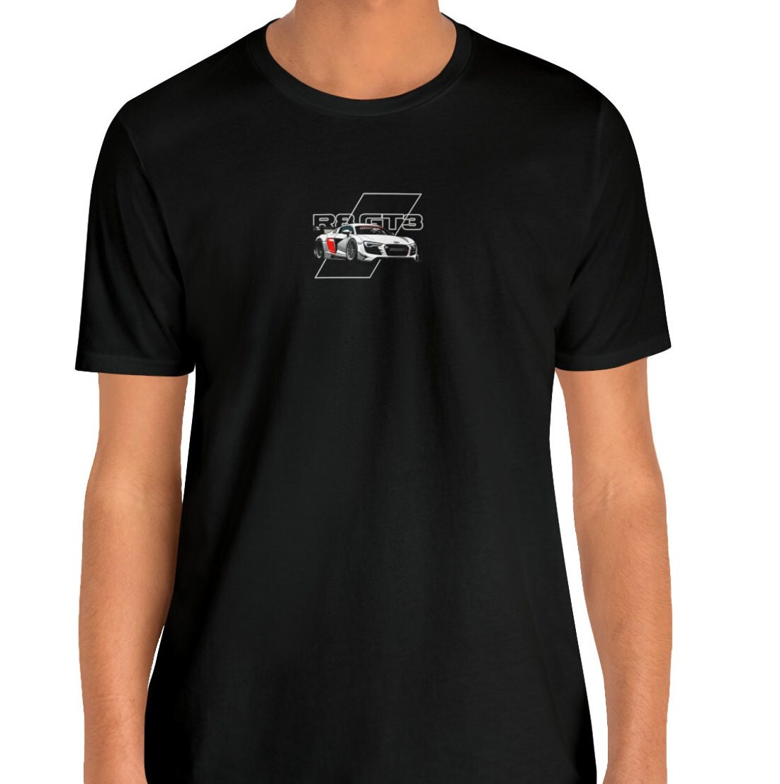 Audi R8 Tshirt Cool Sports Car Tshirt for All Aesthetic Double Sided