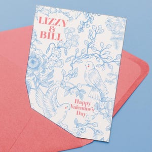 Personalisierte Grußkarte | Benutzerdefinierte Nachricht und Namen |  Jubiläumskarte | Romantische Karte für die Lieben | Hochzeitskarte | Valentinstags-Karte