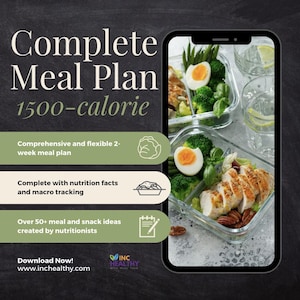 1500-Calorie Meal Plan: Dietitian-Created