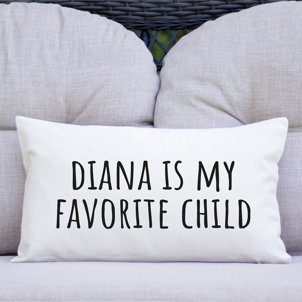 Custom Child Pillow, Personalized Pillow, Custom Pillow, Favorite Child Pillow, Gift for Mom, Dad Pillow Cover, Family Pillow, Gift for Dad