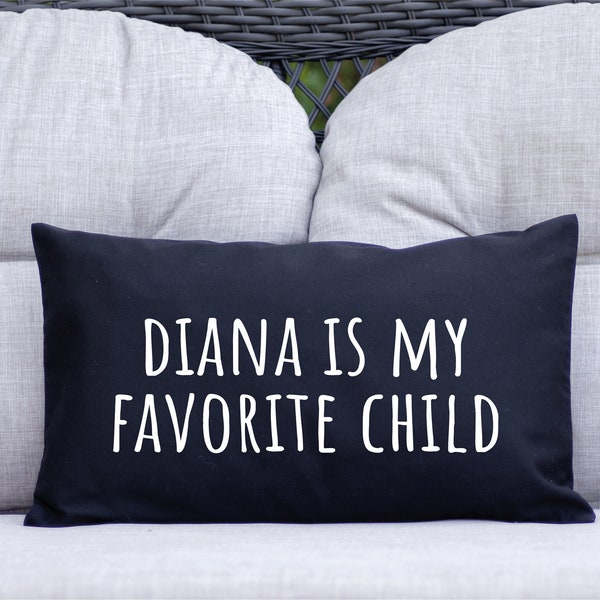 Custom Family Pillow, Personalized Pillow, Family Pillow Cover, Custom Child Pillow, Funny Mother Pillow, Funny Dad Pillow, Custom Pillow