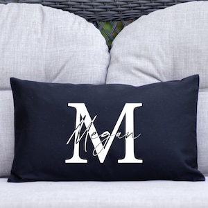 Custom Pillow, Custom Name Pillow, Initial Pillowcase, Personalized Pillow, Name Pillow Cover, Monogram Pillowcase, Name Throw Cushion