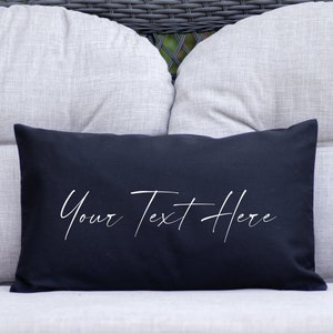 Custom Text Pillow, Personalized Pillow, Personalized Text Pillow, Custom Pillow, Throw Pillow Cover, Custom Logo Pillow, Personalized Gift