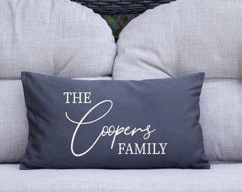 Personalized Pillow, Family Pillow Cover, Custom Pillow, Personalized Family Pillow, Family Pillowcases, Family Cushion, Family Name Pillow