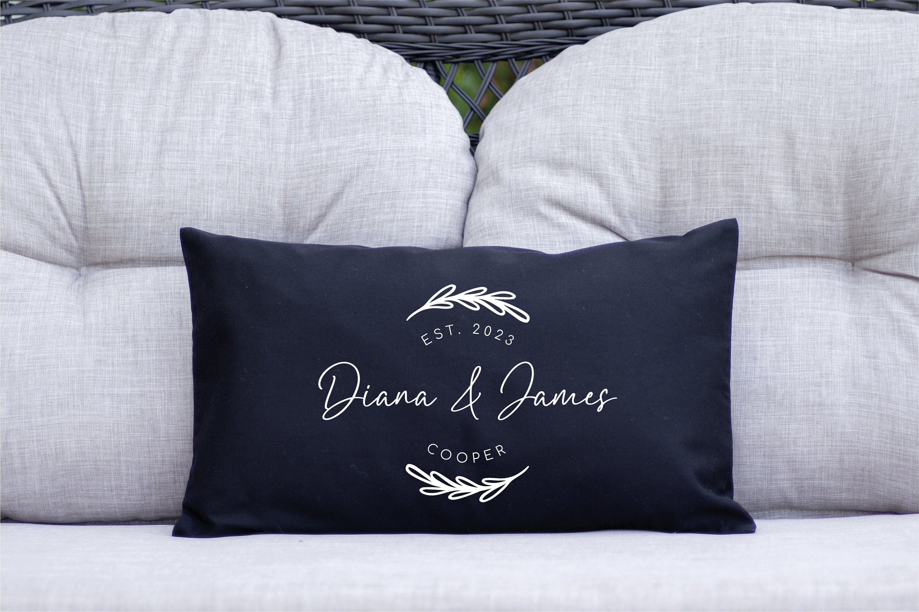 Almohadas para parejas Etsy Espana