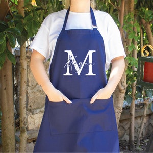 Personalized Name Apron, Custom Name Apron, Personalized Apron, Apron for Women, Men Apron, Kitchen Apron, Cooking Apron, Baking Apron image 3