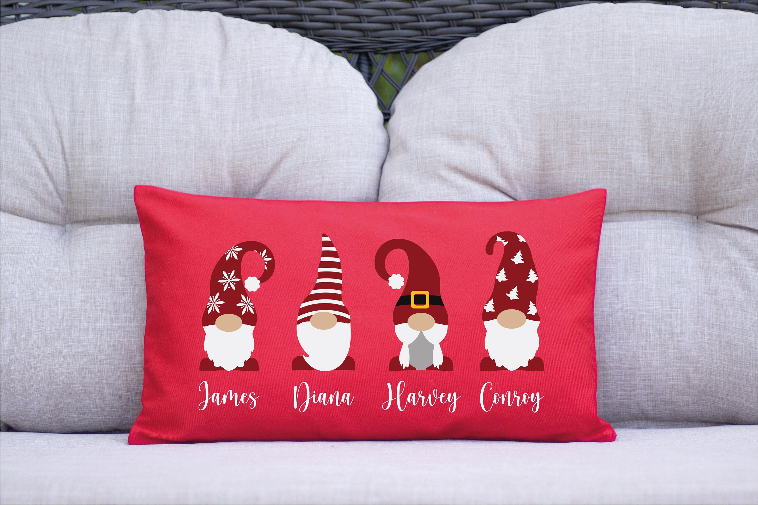 Personalized Christmas Pillows Etsy Canada