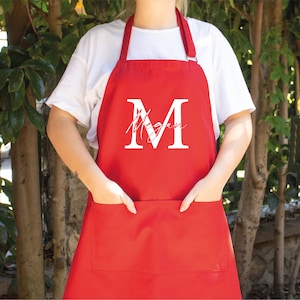 Personalized Name Apron, Custom Name Apron, Personalized Apron, Apron for Women, Men Apron, Kitchen Apron, Cooking Apron, Baking Apron image 4