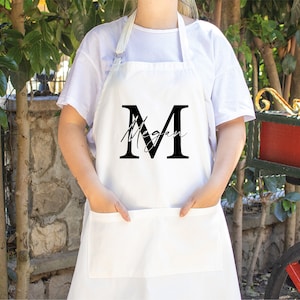 Personalized Name Apron, Custom Name Apron, Personalized Apron, Apron for Women, Men Apron, Kitchen Apron, Cooking Apron, Baking Apron image 5