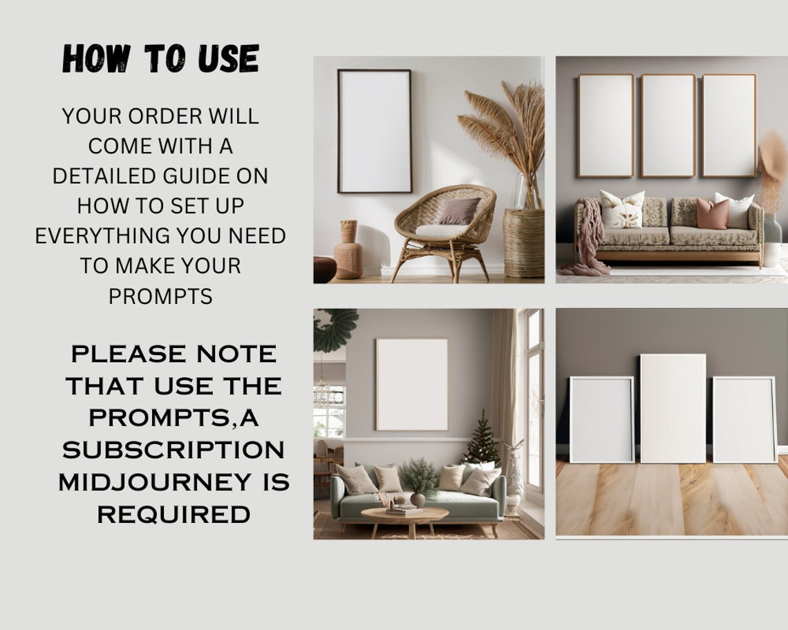 Best Midjourney Prompts for Frame Mockup,frame Mockup Prompts,poster ...