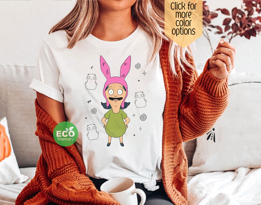 Bob's Burgers Louise With Kuchi Kopi Shirt Louise Belcher - Etsy