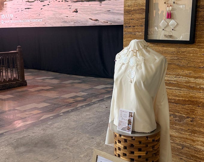 Featured listing image: RVA Fashion Week Flowixm 2026 Jewelry Armor Bib Necklace