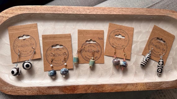 Ceramic Beads + Gemstone Combo