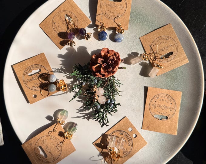 Featured listing image: Filipina Sampaguita Gemstone Collection