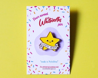 Super Star Enamel Pin / Metal Badge