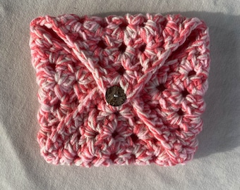 Pink Swirl Crochet Kindle Sleeve