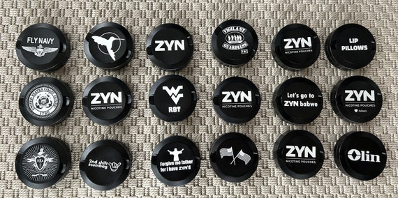 Metal Zyn Can, Snus Container, Dip Can, Gift for Zyn User, Gift for Snus  User, Gift for Him, Metal Snus Can 