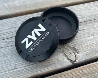 Aangepaste Snus Can, Snus Container, Gepersonaliseerde Snus Box, Dip Can, Cadeau voor Dip-gebruiker, Cadeau voor Snus-gebruiker, Cadeau voor hem, Metal Zyn Can