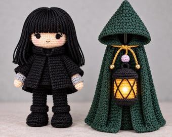 Traitors Crochet Pattern Bundle PDF | Amigurumi Doll & Hooded Lantern | Dark Fantasy Crochet Patterns | Digital Download