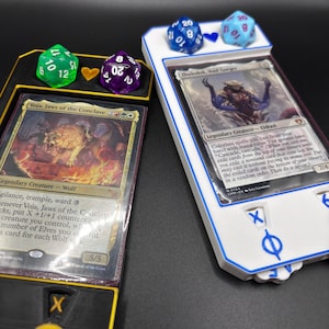 The Sleek Commander Zone | Life Poison Tax Tracker | DnD Tabletop MTG Magic