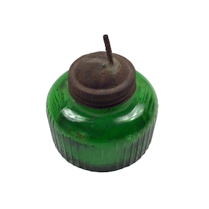 Vintage Hudson 288 grüne Glas Gartensprühflasche. 50er Jahre. Hergestellt in den USA.