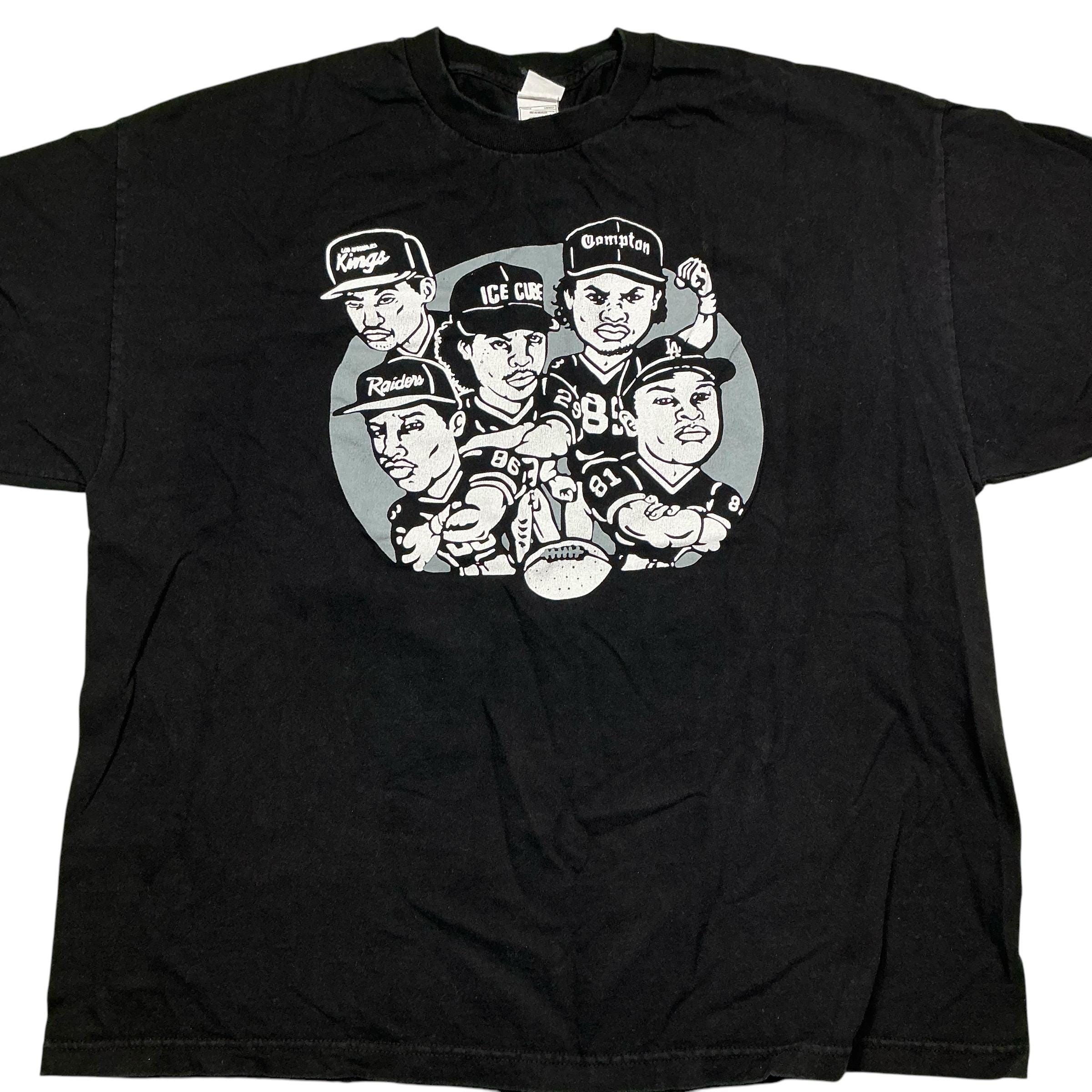 N.W.A. Ice Cube 91 White Baseball Jersey