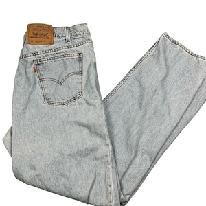 Levi's 90's 555 USA シデーリア デニム w31 Levi's 201xx 555 Made in Valencia W31 L36 | eBay