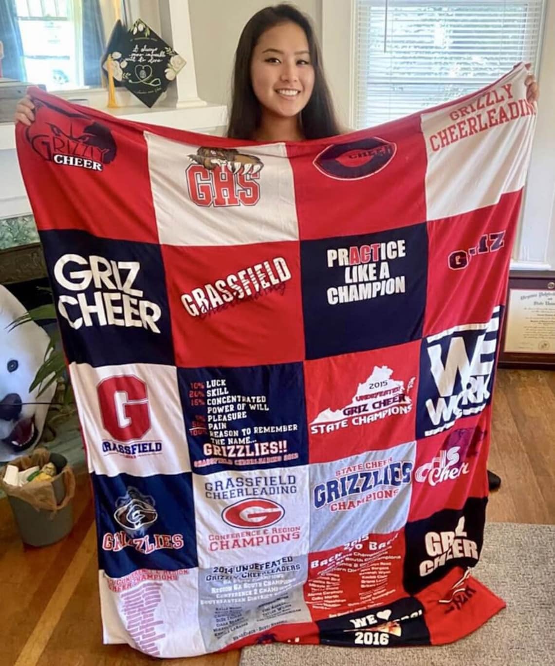 Memorystitch T-shirt Quilt, Custom Quilt, Memory Quilt, T-shirt Blanket ...
