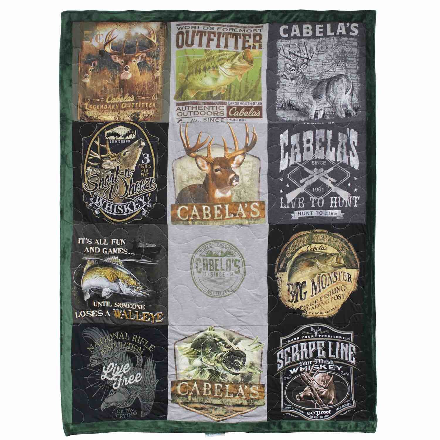 Memorystitch Fuzz Monsta T-shirt Quilt, Memory Quilt, Custom Quilt, T ...