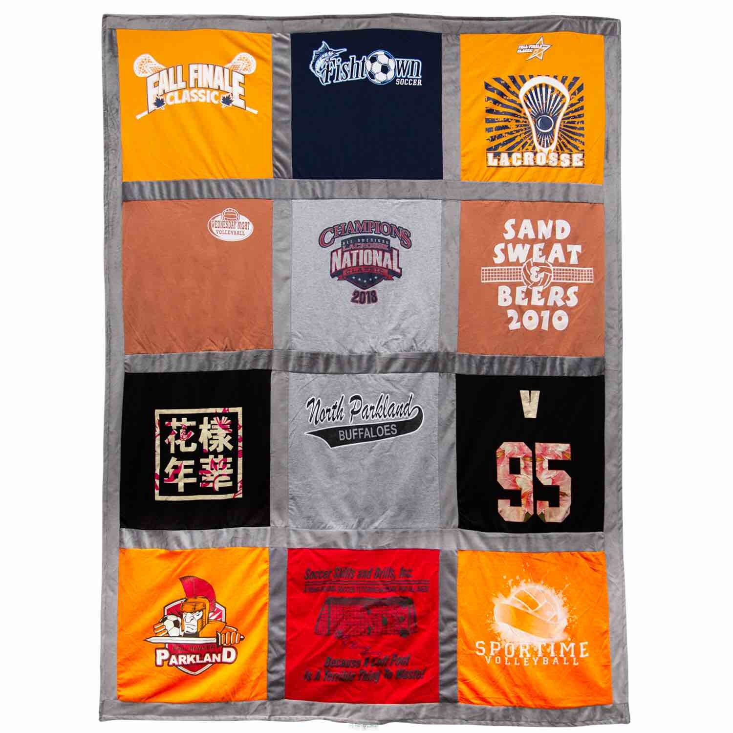 Memorystitch Fuzz Monsta T-shirt Quilt, Memory Quilt, Custom Quilt, T ...
