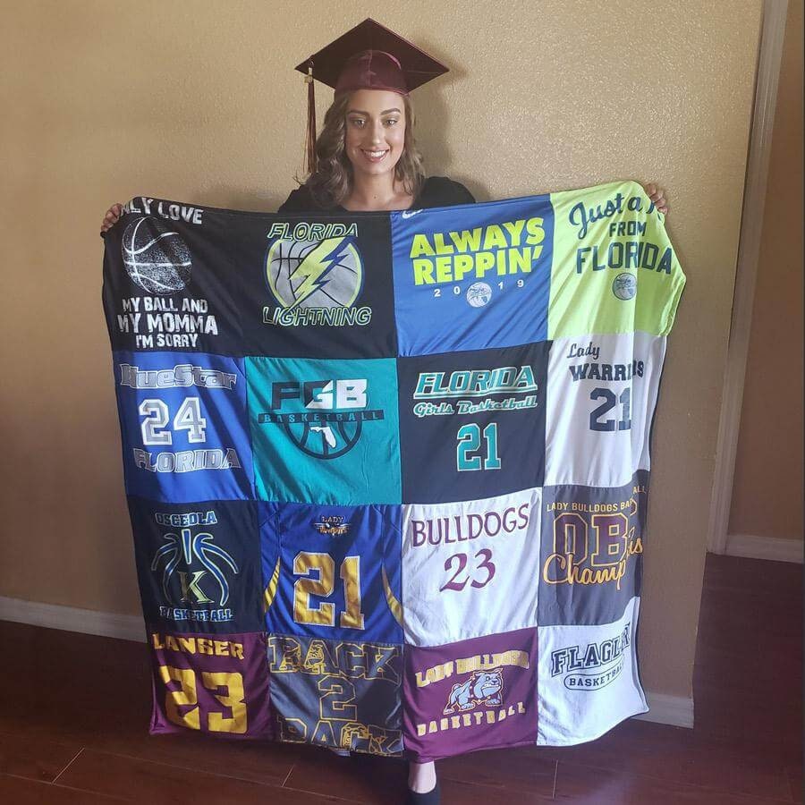 Memorystitch T-shirt Quilt, Custom Quilt, Memory Quilt, T-shirt Blanket ...