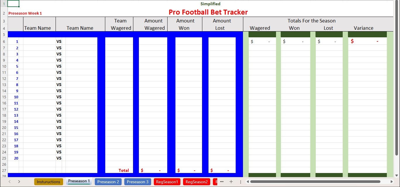 WinDrawWin Betting Spreadsheet - Football Prediction Betting Tips - Excel  Spreadsheet