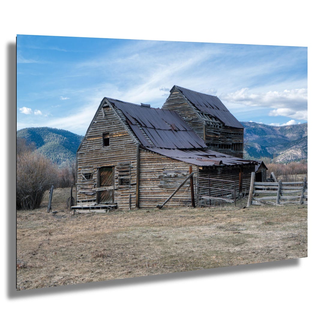Rustic Barn Photo Print: Farmhouse Wall Decor - Etsy