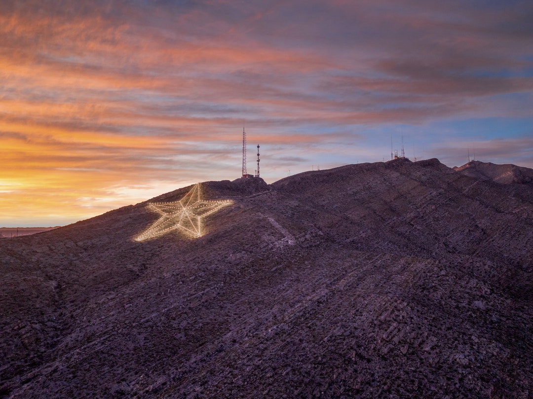 El Paso Star Franklin Mountains - Etsy