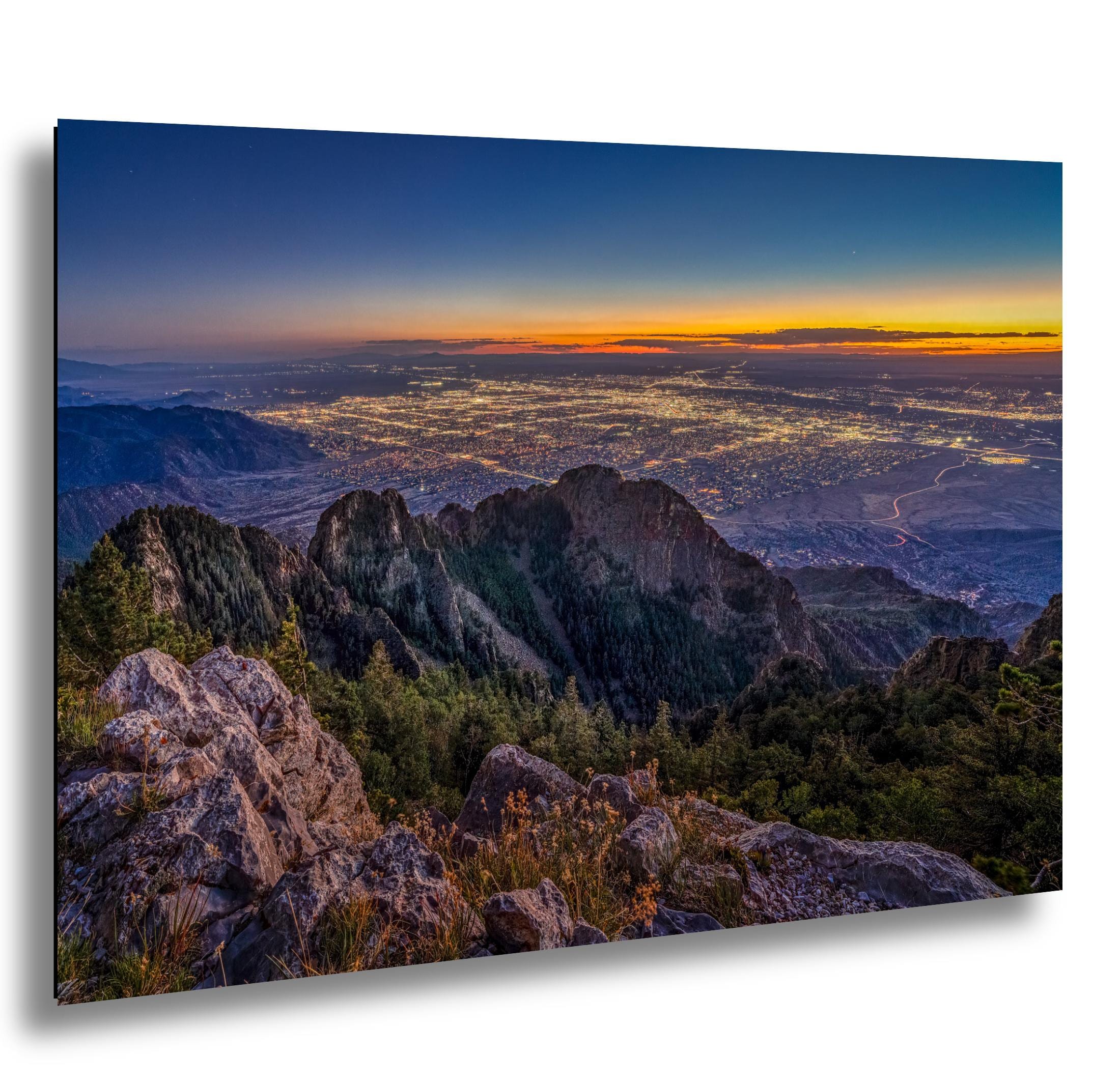 Sandia Crest Albuquerque Twilight