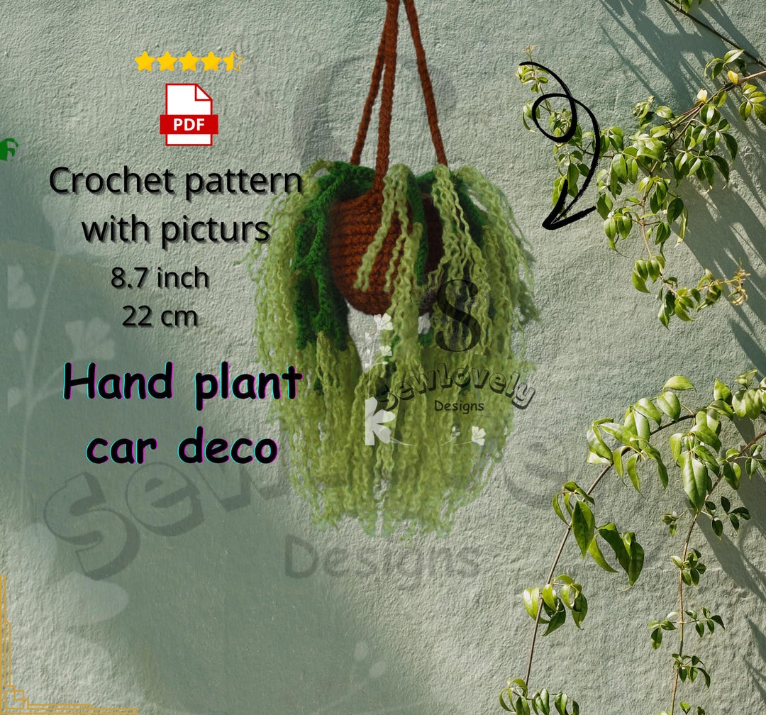 Car Plant Crochet Pattern Hanging Plant PDF Etsy