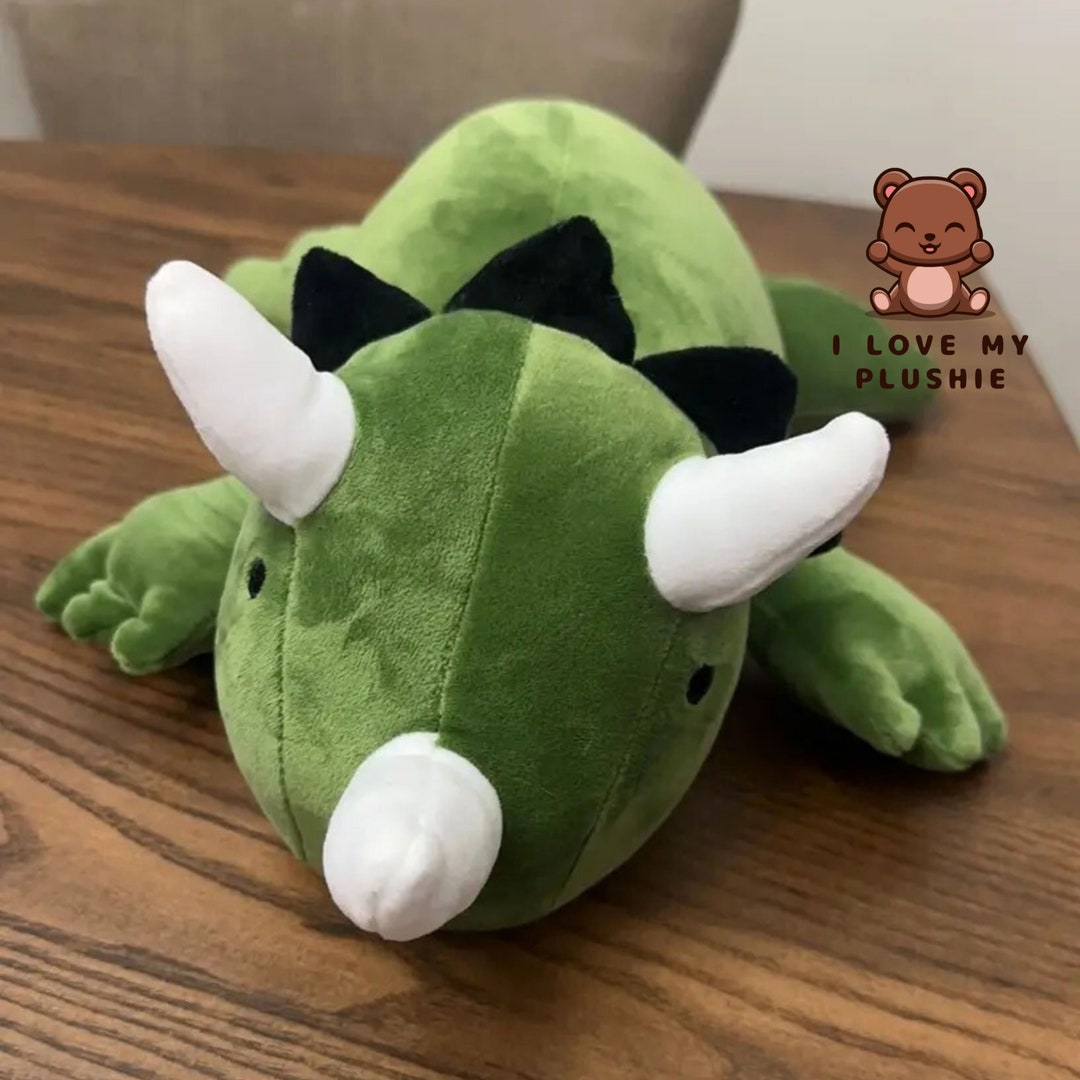 16 Inch Weighted Dino Pillow 1.33 LB Soft Plush Dinosaur Etsy